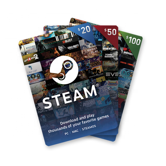 Steam Wallet Gift Card 20 USD / Steam $20 Giftcard