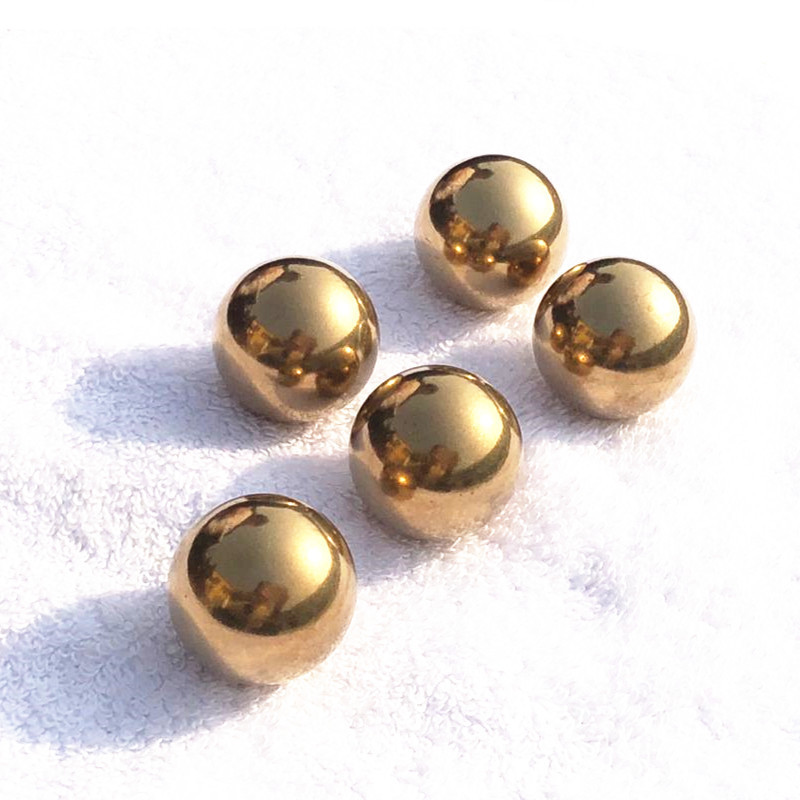 small 2mm 3mm 4mm 5mm 6mm solid brass ball sphere 12.7mm