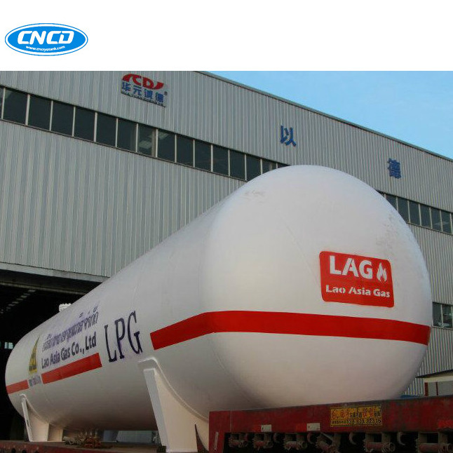 Factory Price 25000L 25m3 LPG Vapor LPG Skid station LPG Propane Gas Storage Tank For Nigeria