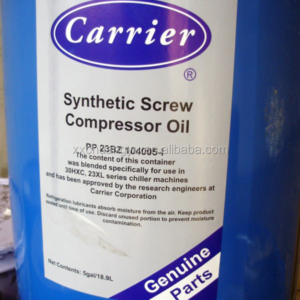 Refrigerator Parts Application Synthetic Screw Compressor Oil PP 23BZ 104005-1 Carrier Lubricant Oil