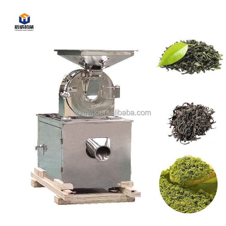 Industrial Leaf Cocoa Grinder Pulverizer Spice Grinding Ginger Dates Seed Chilli Crusher Equipment Moringa Powder Making Machine