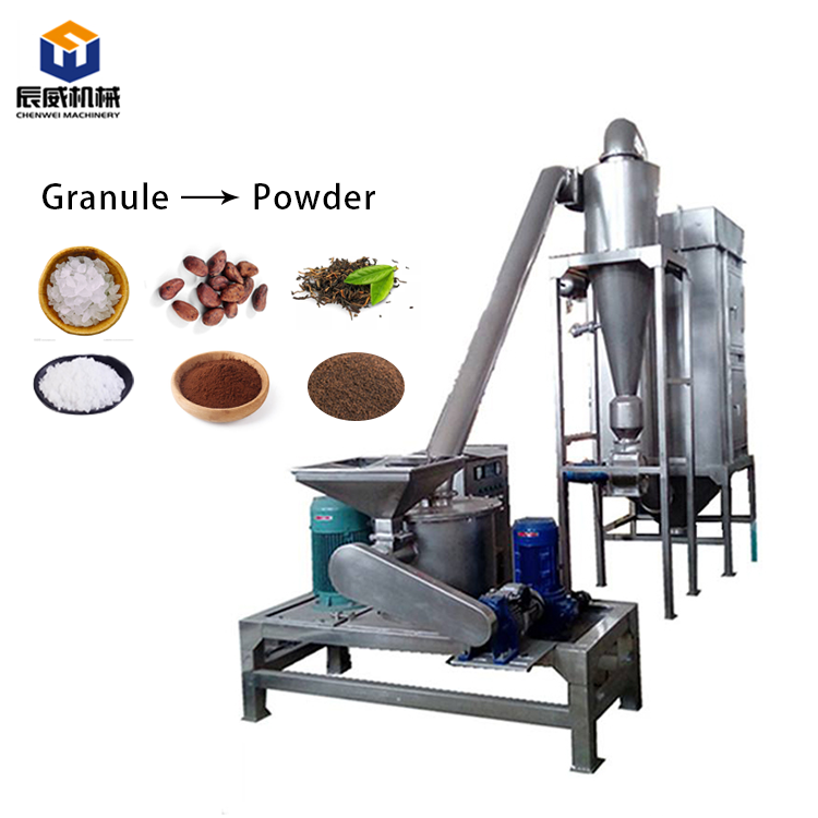 CW 100-1000kg/h powder sugar grinder machine sugar powder grinding machine sugar powder pulverizer machine