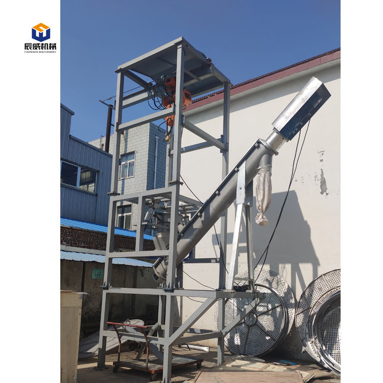 Automatic cement sand granule bulk bag unpacking station discharging unloader machine