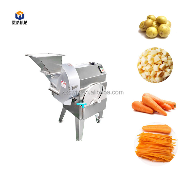 Electric Automatic Cabbage Carrot Potato Vegetable Cutting Machine Vegetable Chopper Machine Vegetable Dicer Machine