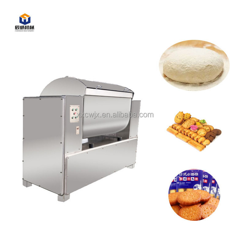 Commercial Spiral Dough Mixer 25kg 50kg 100kg Industrial Electric Kitchen Horizontal Flour Mixer Dough Kneading Machine