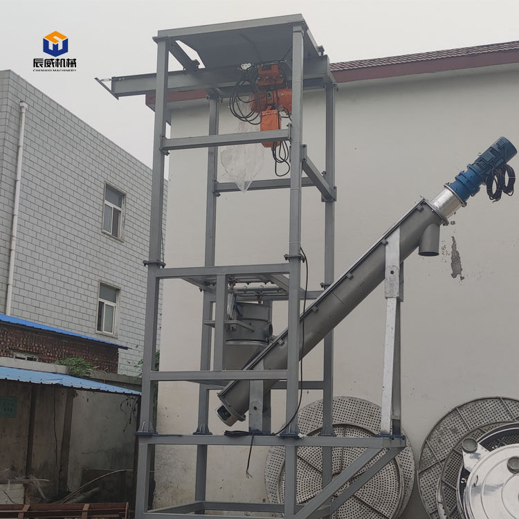 CW beryllium wheat sugar powder cigarette tobacco big bag unloader bulk bag unloading stations