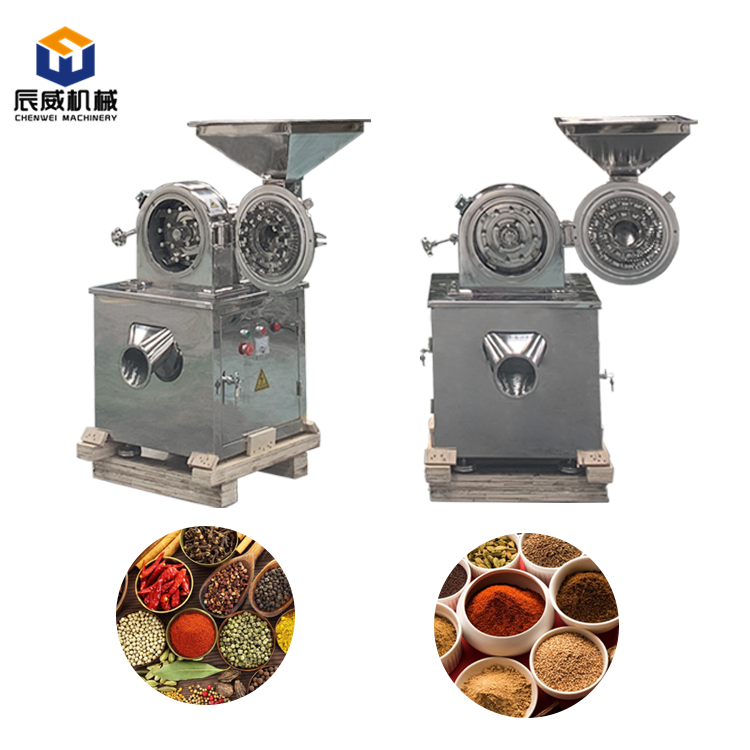 Stainless steel spice/corn grinding machines manufactures / industrial spice mill