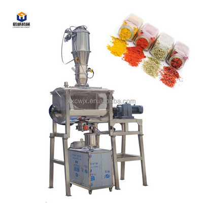 500L Industrial Stainless Steel Food Mixer Powder Spiral Ribbon Blender Powder Mixer Horizontal Ribbon Mixer