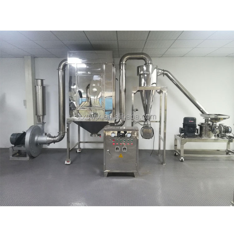 CW automatic detergent washing protein sugar salt powder making crushing ultrafine grinder machine