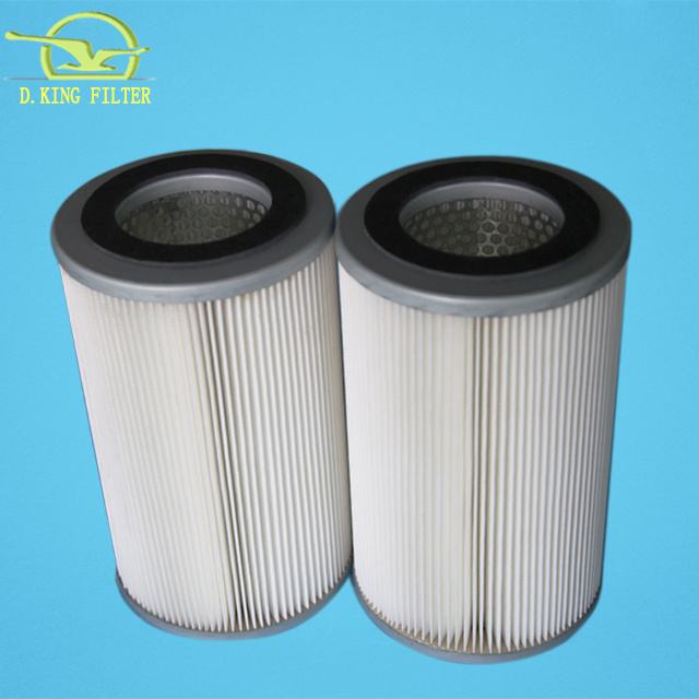 Industrial polyester air pleated cartridge filter, dust filter cartridge