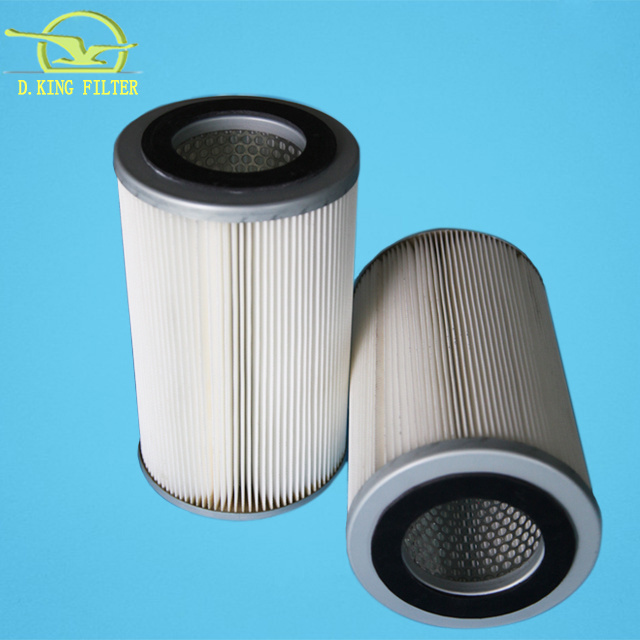 Industrial polyester air pleated cartridge filter, dust filter cartridge