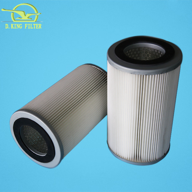 Industrial polyester air pleated cartridge filter, dust filter cartridge