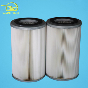 Industrial polyester air pleated cartridge filter, dust filter cartridge