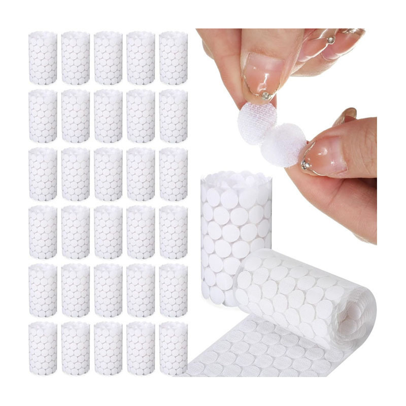 Customized Velcroes Shade Round Self Adhesive Hook And Loop Dots/strap/ Coin/ Square Heavy Duty Back Glue