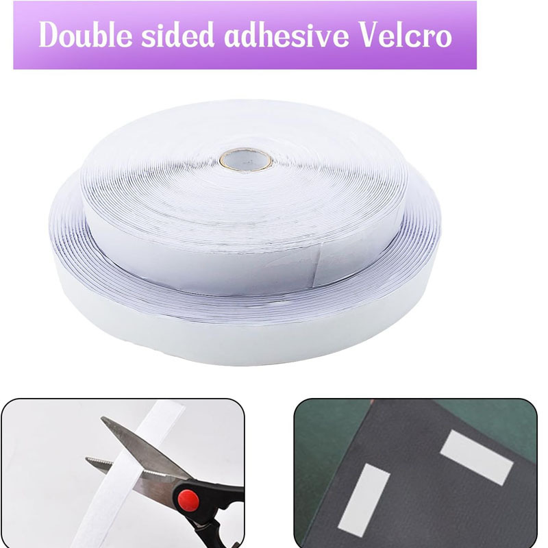 Strong Sticky Magic Tape With Glue Adhesive Hook And Loop Fastener Tape