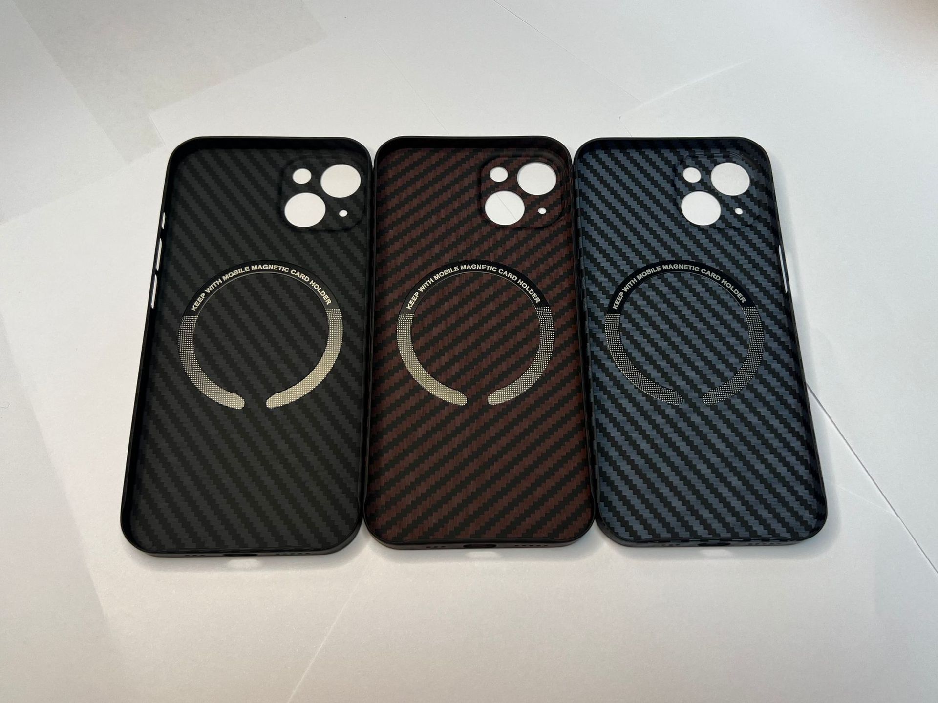 Ultra Thin Carbon Fiber Pattern PC Phone Protection Cover Antifingerprint Slim Cell Phone Case For iPhone 11 12 13 14 Pro Max