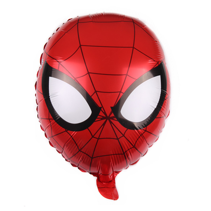 QAKGL Cartoon inflatable super head foil balloon spiderman captain for kids birthday party decoration hot sell