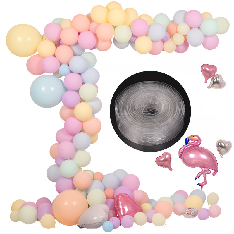 Balloon Accessories Party Decoration 5m Balloon Tape Strip Diy Balloon Arch Garland Kit Tying Tool Glue Dot Flower Clip