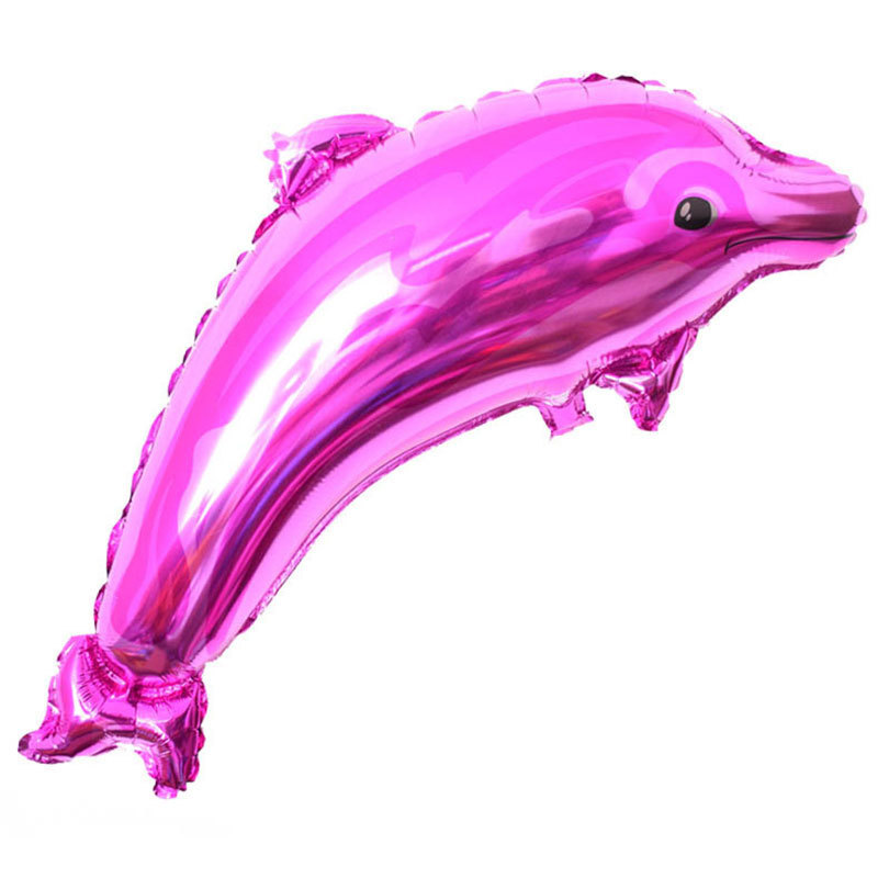 Inflatable Dolphin Foil Balloon Party Decoration Mylar Balloon Foil Animal Dolphin Balloons For Kids Play