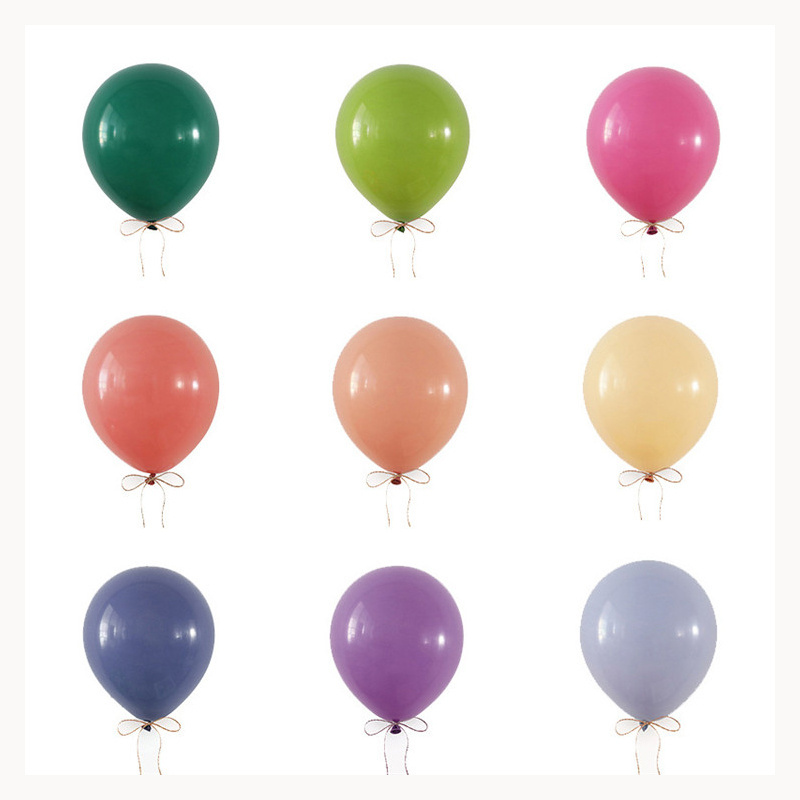 QAKGL 100pcs 10inch Retro Latex Balloon Matt Balloon With Different Size,Retro Sage Green For Party Decoration