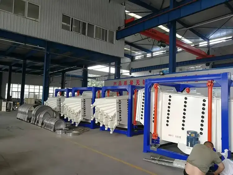 Quartz Sand Mechanism Sand Screening Separator High Output Industrial Shaker Square Gyratory vibrating Sieve Machine