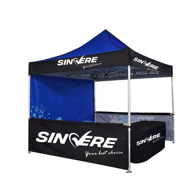 Advertising Logo Outdoor Aluminum 10 x 10 Canopy Tent Exhibition Event Marquee Gazebos Canopy Pop Up Custom Printed Tents