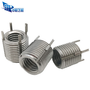 Bolt type sleeve ss303 m15 stainless steel screws sleeve square metal m2.5 key locking thread insert