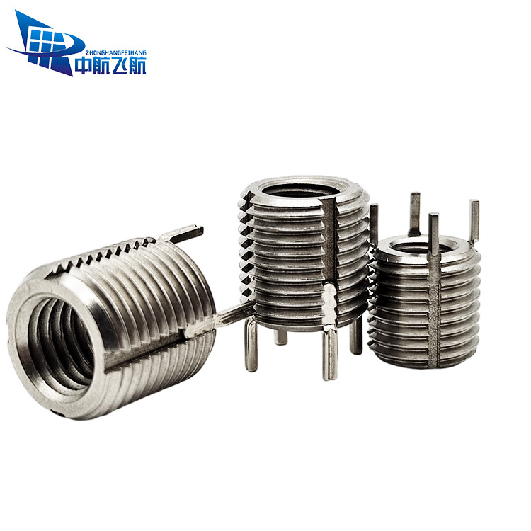 Bolt type sleeve ss303 m15 stainless steel screws sleeve square metal m2.5 key locking thread insert