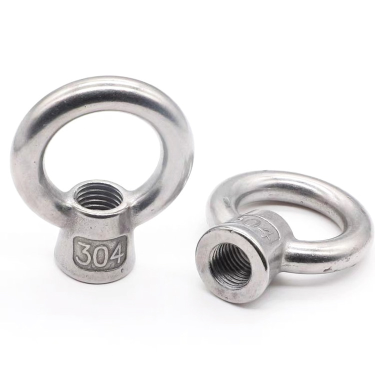 High Quality China manufacturer DIN 580 Zinc Plated Collar Lifting Eyebolt Stainless steel 304 Rigging Eye bolt