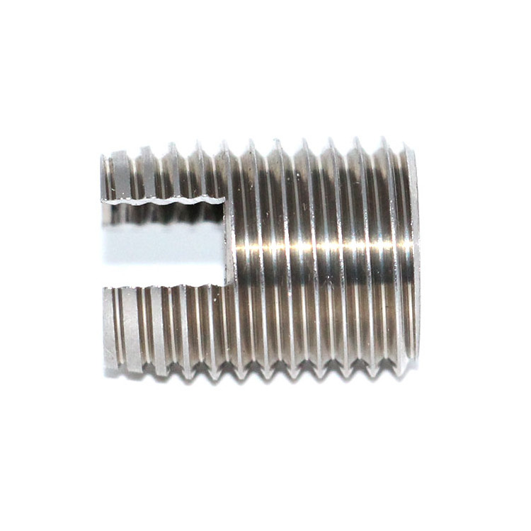 Hot Selling Tapping Screw Sleeve 302 303 Stainless Steel Slotted Tapping Screw Sleeve thread insert