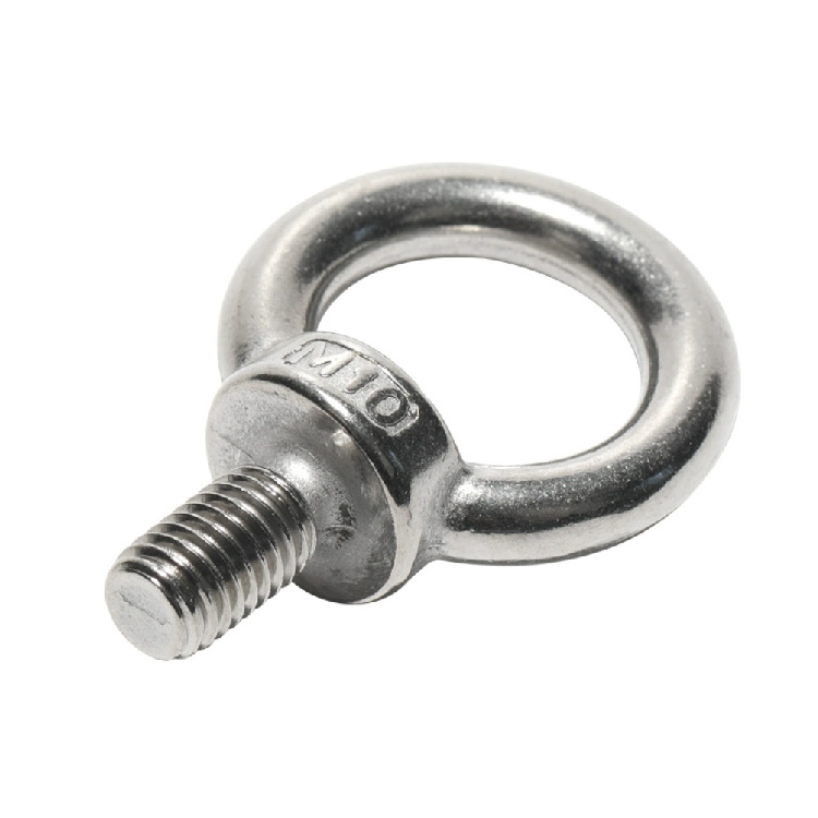 High Quality China manufacturer DIN 580 Zinc Plated Collar Lifting Eyebolt Stainless steel 304 Rigging Eye bolt