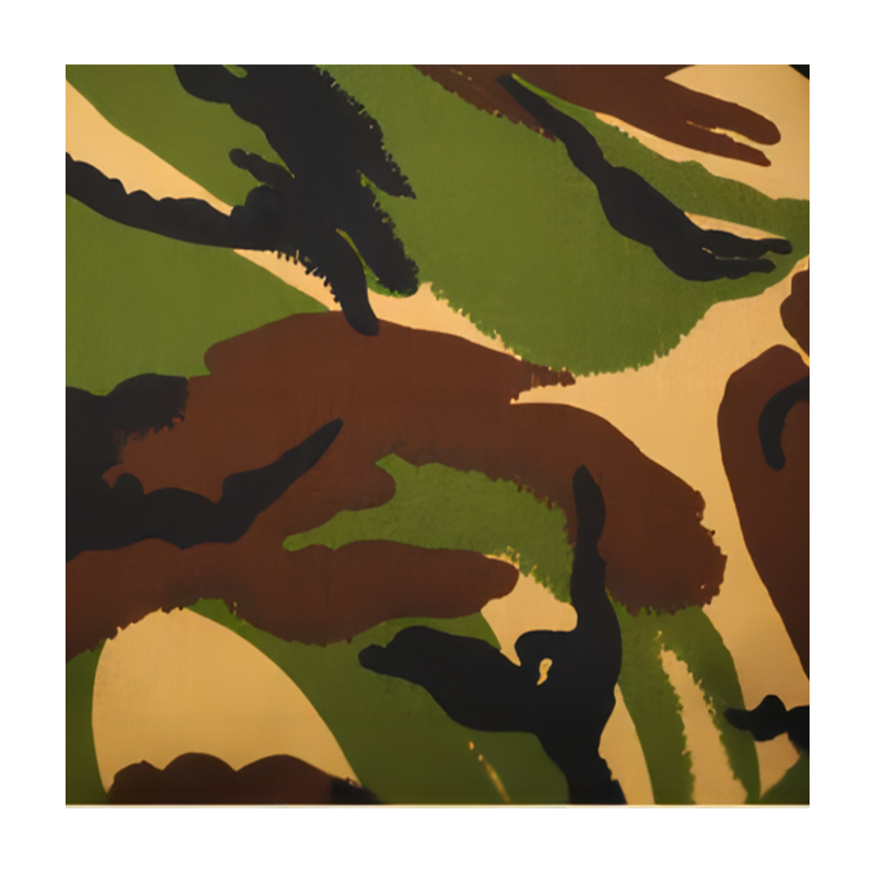 Factory customization T/C 65/35 56/2*26 150*101Satin Desert Camouflage  Fabric