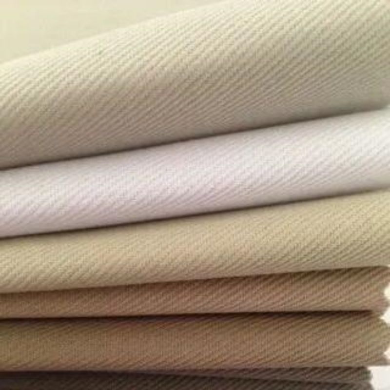 China Fabric Supplier CVC 60 Cotton 40 Polyester Blend Fabric 115gsm Soild Color PolyCotton Twill Fabric For Shirts