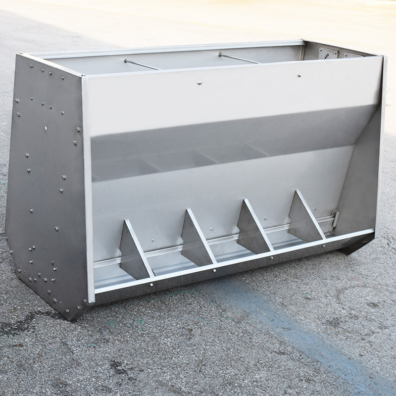 Double Sides Pig Feed Trough Stainless Steel Water Trough Pig Feeding Trough For Pig Farm