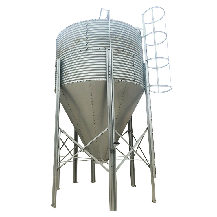 Small Capacity Silo 10 tons  Grain Silo Cattle Feed Storage Silo In Animal Feed Line