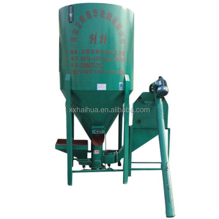 Farm Bran, maize, soybean, cereal feed grinder and mixer animal feed processing machines