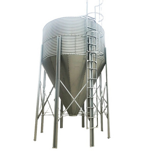 Factory Price Coffee Bean Storage Silo Corn Milk Rice Grain Steel Silo For Sale Flat Bottom Grain Corn Silo