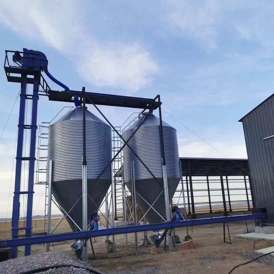 1 Ton Poultry Chicken animal Feed Silo Small Grain Silo For Sale