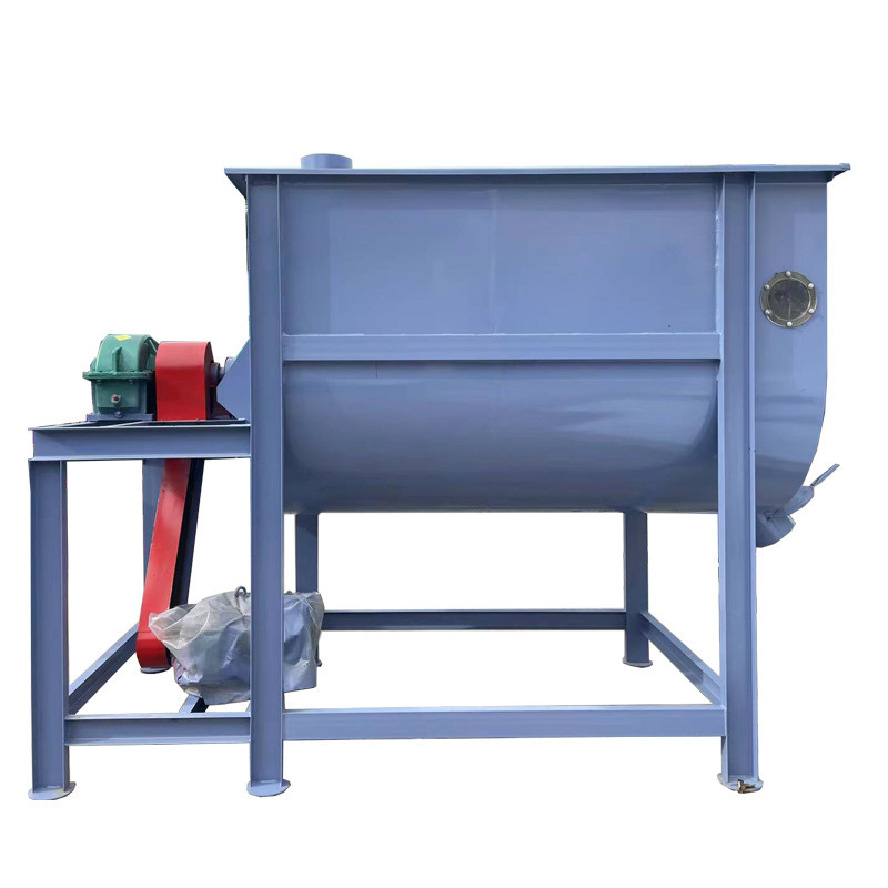 200 Kg 500 Kg Fertilizer Horizontal Double Ribbon Mixers Dry Powder Mixing Machine