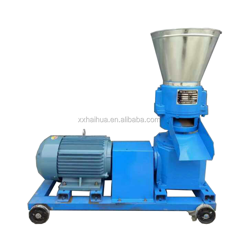 Small household feed pellet machine Rabbit cattle and sheep corn straw pelleting Breeding pellet feed machine