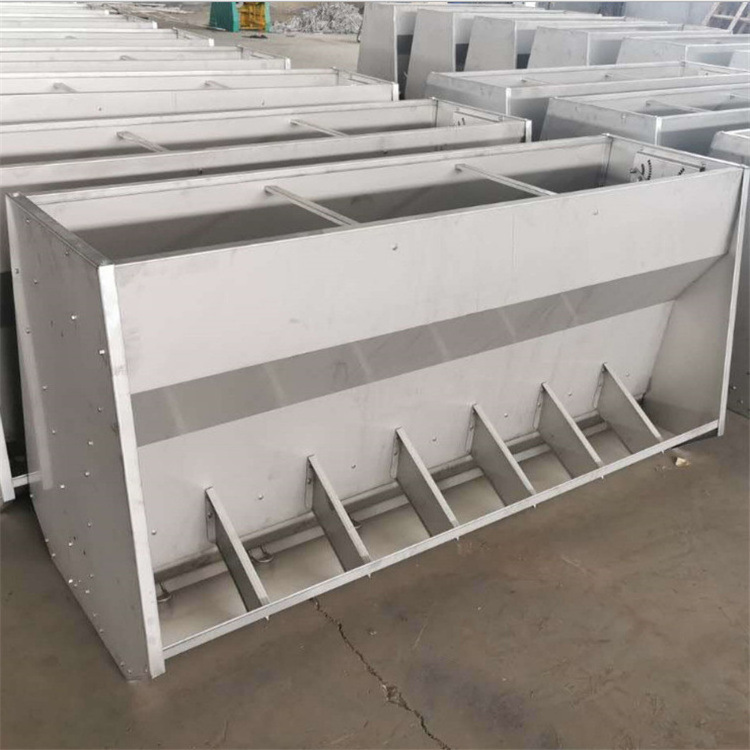 Double Sides Pig Feed Trough Stainless Steel Water Trough Pig Feeding Trough For Pig Farm