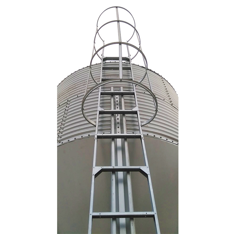 Factory Price Coffee Bean Storage Silo Corn Milk Rice Grain Steel Silo For Sale Flat Bottom Grain Corn Silo