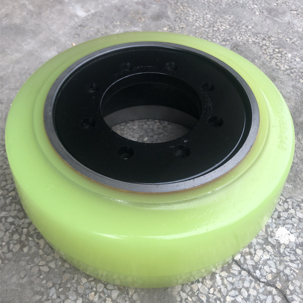 TCM 380x165 mm FBR FRBH  Forklift /Truck  Long Service life Polyurethane Rear Drive Wheel