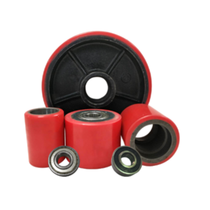 Factory Price  3.15"x2.75" /7"x 2" Poly urethane Load / Steer Wheel with Bearings ID 20 mm for Hand Pallet Jack /Truck