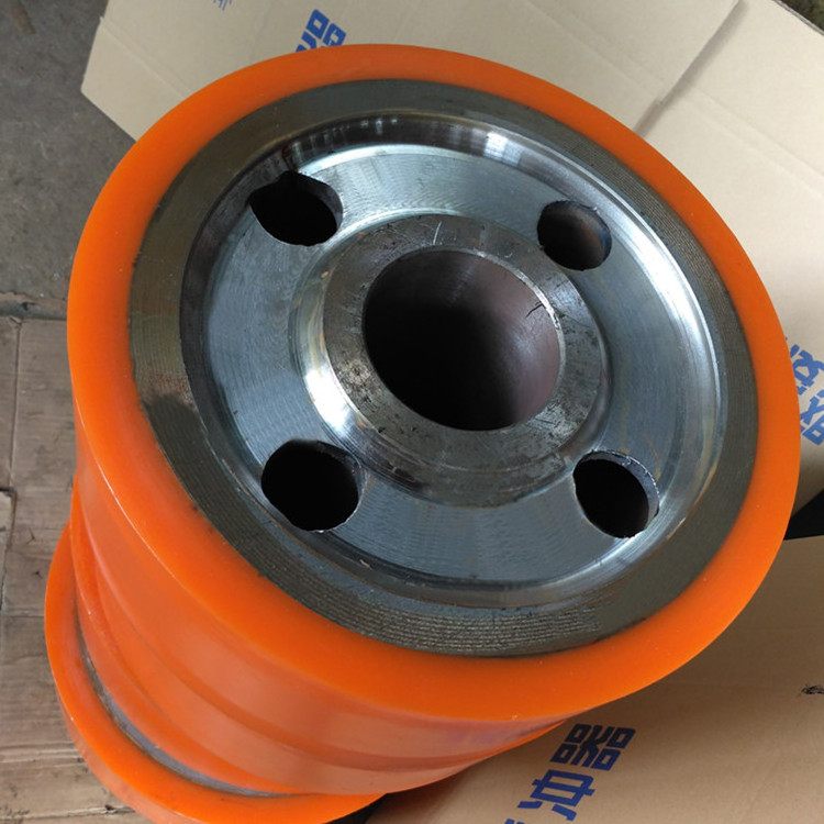 Custom Long Time Reliable  PU  Heavy Duty Electric Forklift Drive /Traction Wheels