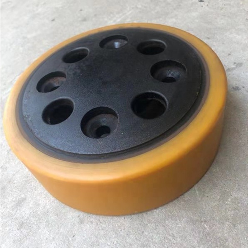 13x5.5x9.5 inch Solid Cushion Polyurethane Press- on  Tire Wheel  for CROWN Electric forklifts /Reach Truck P/N 121501-342