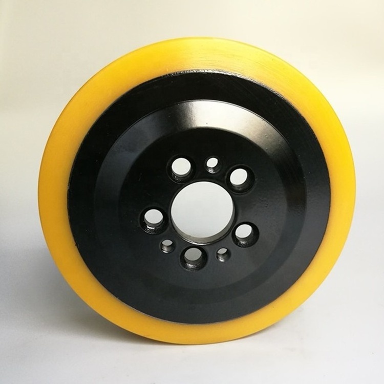 230x70/82-45 mm Linde Forklift Part No. 0009903819 Long Service Life  Durable Polyurethane Drive wheel