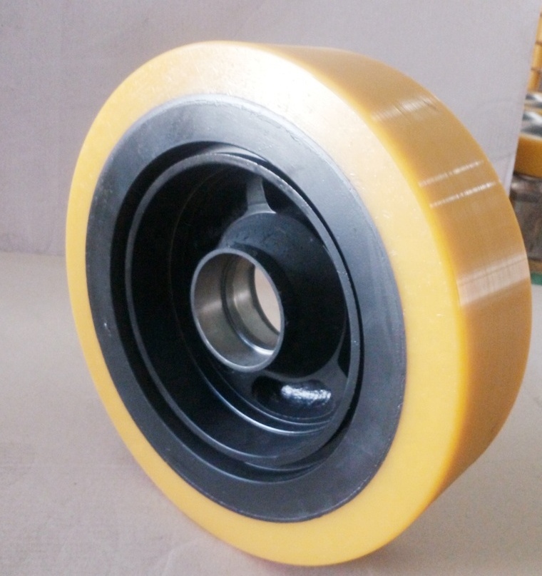 350x100 mm Long Service life Polyurethane  Rear Load Wheel Tire used on Yale MR20HD Forklift /Truck Part No.580026053