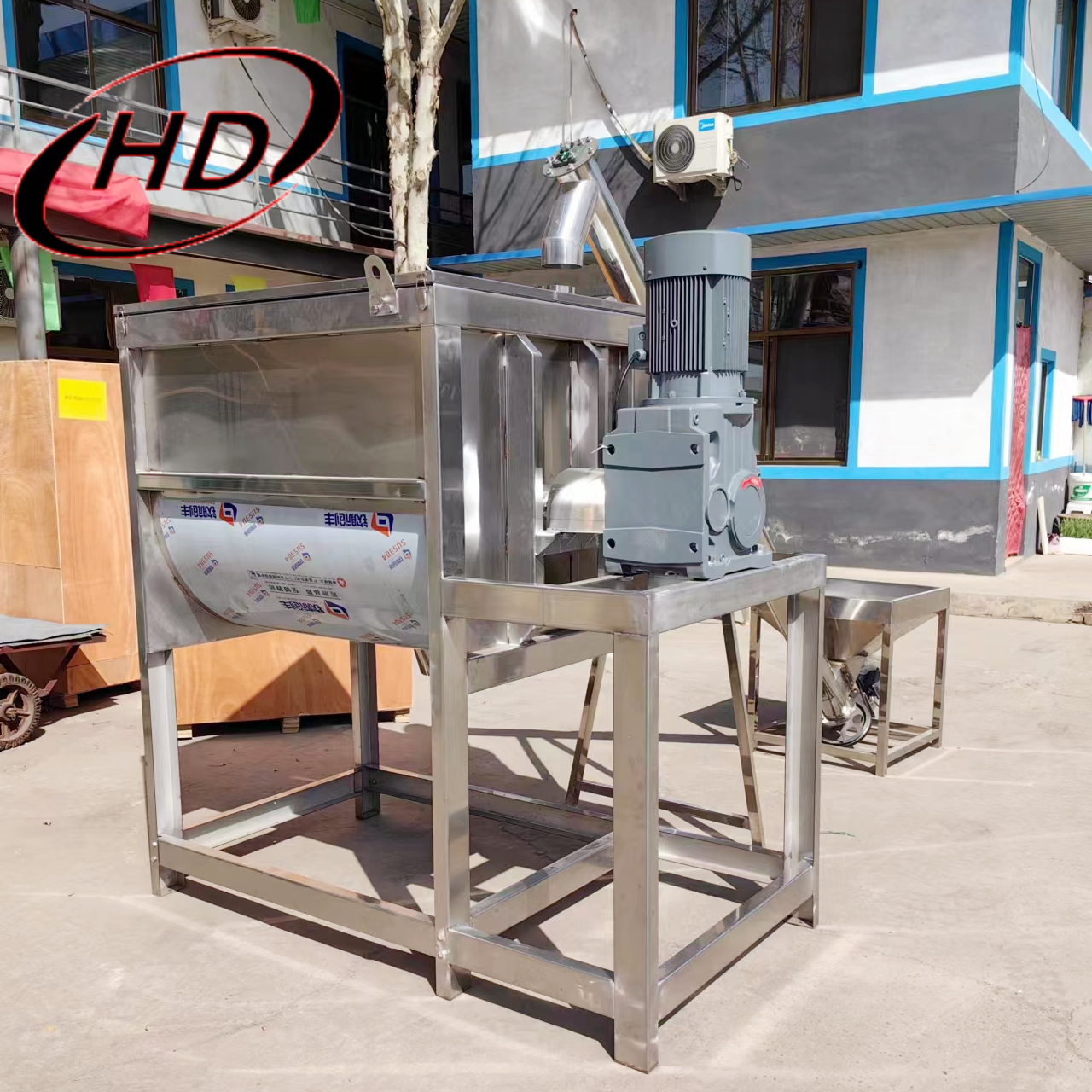 50Kg 100Kg 200Kg 200L 2000L Stainless Steel Double Jacket Ribbon Blender Mixing Machine Powder Horizontal Ribbon Mixer