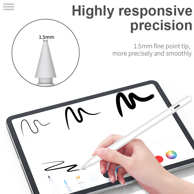 Xihop Custom Wholesale Universal Capacitive Resistive Touch Screen Pencil Tablet Stylus Pen for Android Apple iPad